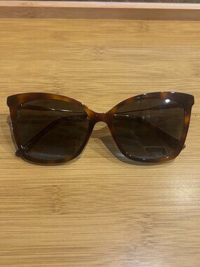 Jimmy Choo Maci Women's Havana Cat Eye Sunglasses